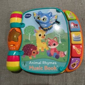 Vtech Animal Rhymes Music Book - Multicolor